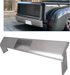 KUAFU Rear Bumper Roll Pan Compatible with 1947-1953 Chevrolet Chevy (First Series), GMC Pick Up & Panel Truck Stepside Steel