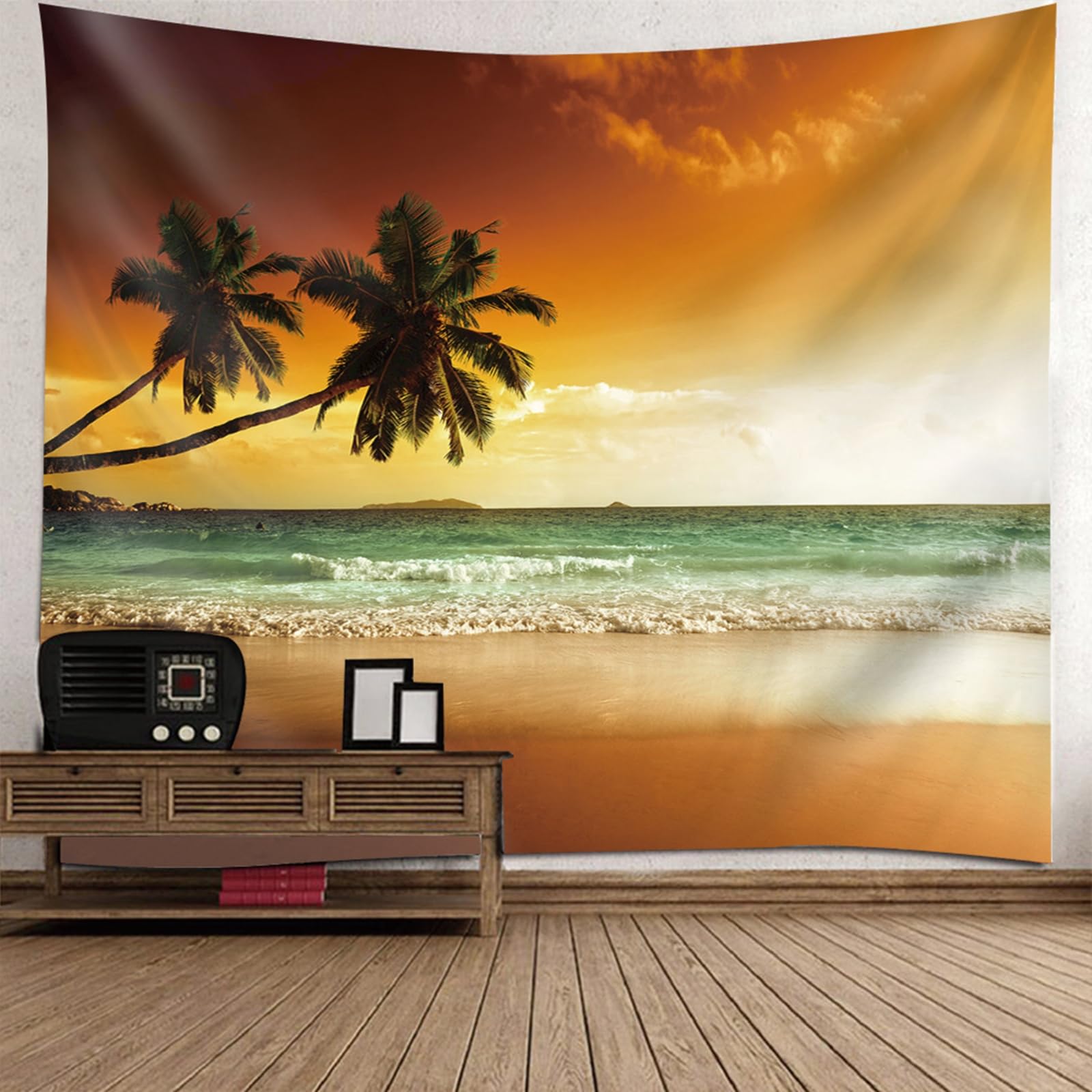 Decoration de chambre pour enfant paysage paradisiaque apaisant pour rever de voyages