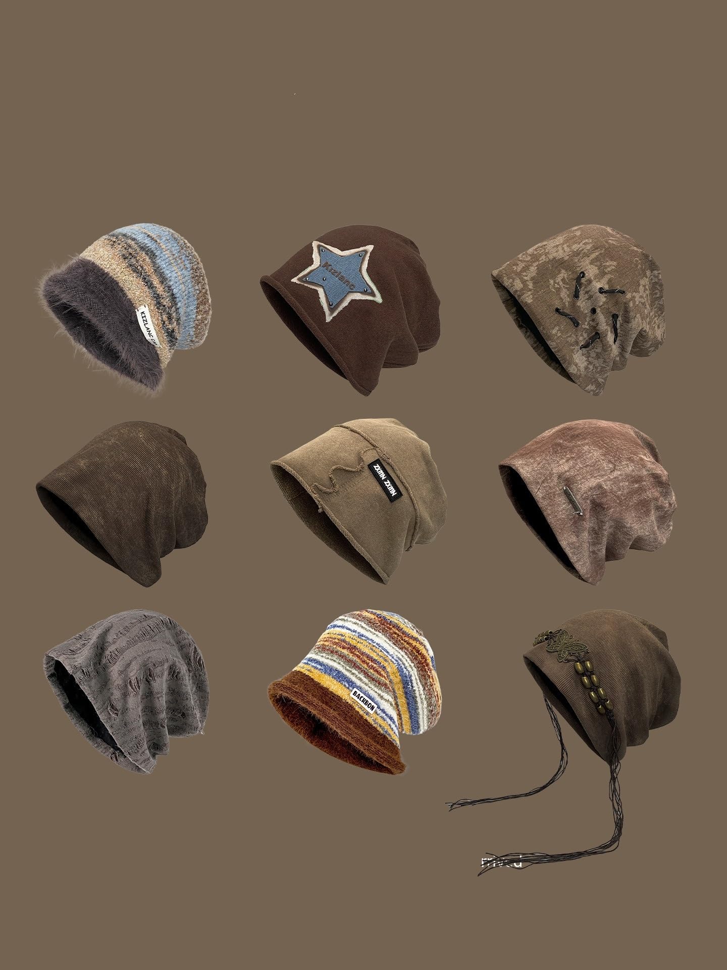 Cappello da Cowboy Occidentale Unisex Lavorato a Maglia Cappello da Trekking Stile Deserto retrò all'aperto