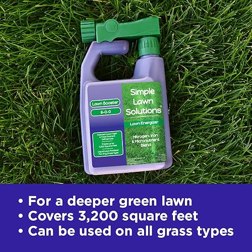 Miniatura 8 de Fertilizante para césped de grado comercial - reforzador de micronutrientes de césped con nitrógeno - fertilizante concentrado en spray de césped