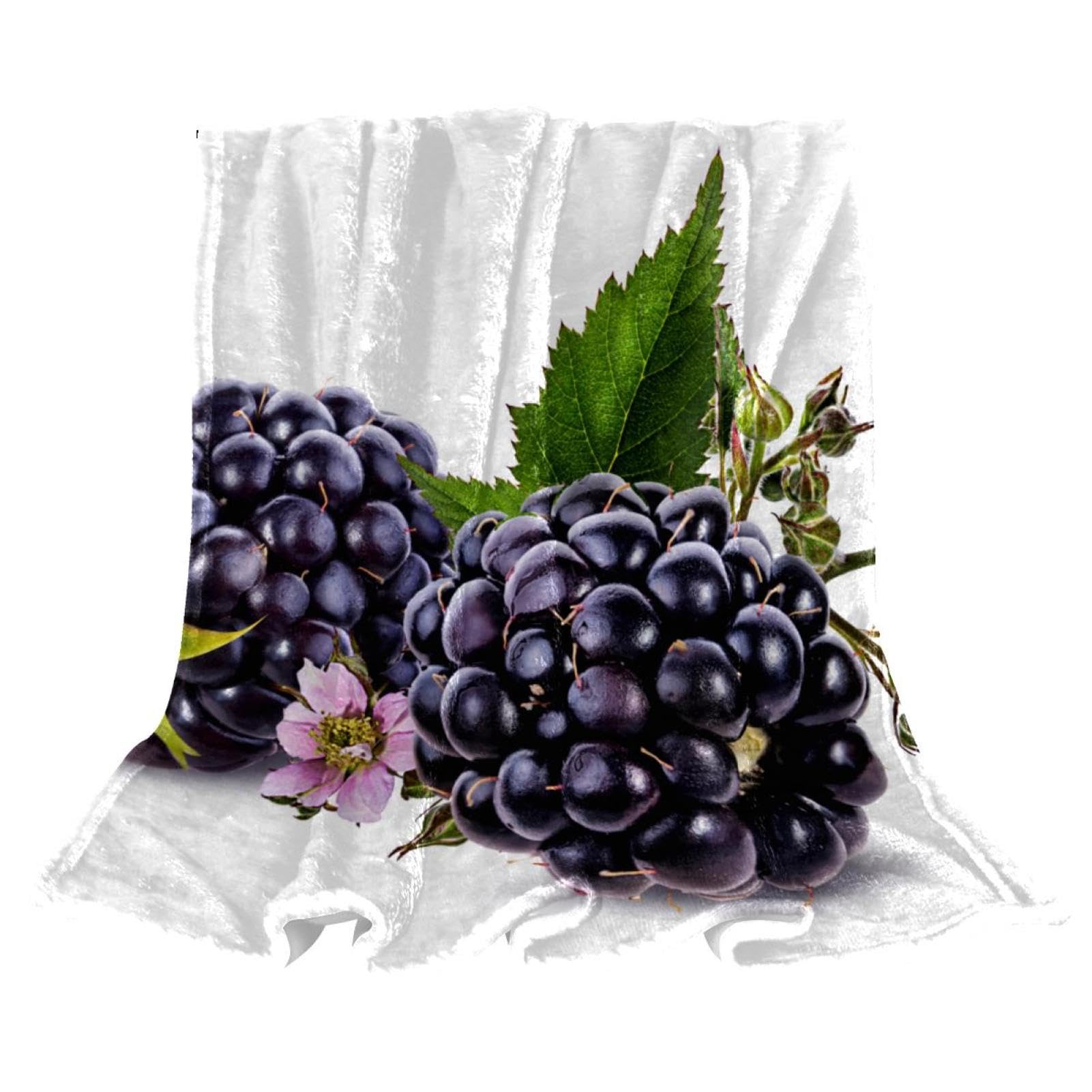 Couverture polaire fruits plaid chaud : douceur et réconfort pour lit et canapé