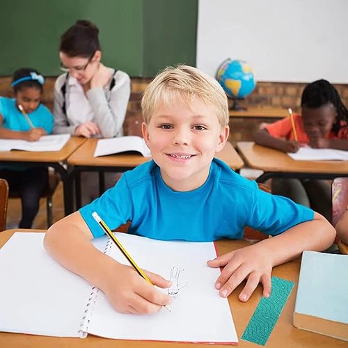 Miniatura 5 de 20 piezas de calcomanías sensoriales para la ansiedad, tiras sensoriales calmantes texturizadas, diferentes texturas, cinta para aliviar la ansiedad