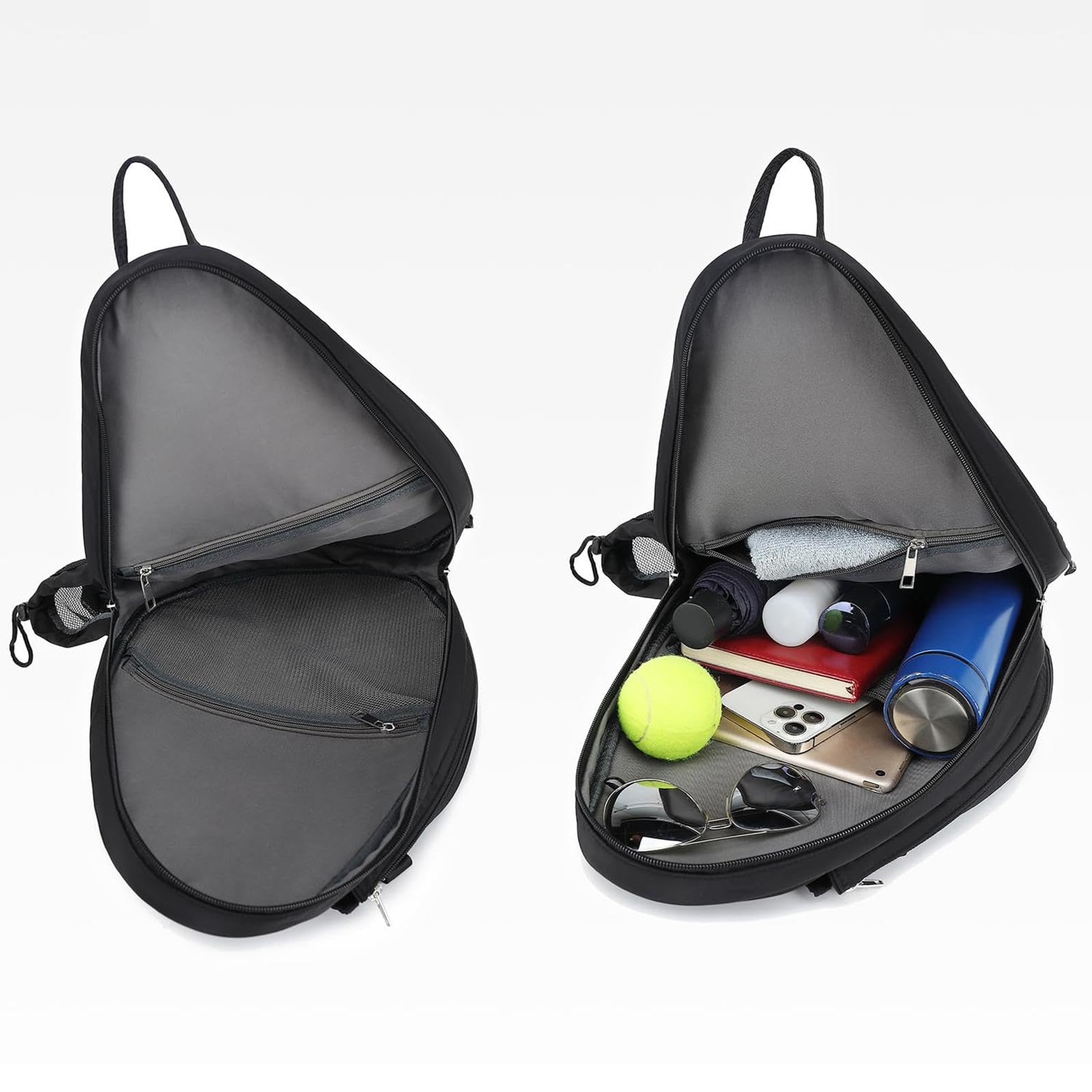 Bolso Bandolera para Raqueta de Tenis, Bolso Tote de Tenis para Mujer, Correa Ajustable, Bolso de Mano, Funda para Raqueta, Bolsa de Tenis, Bolsa