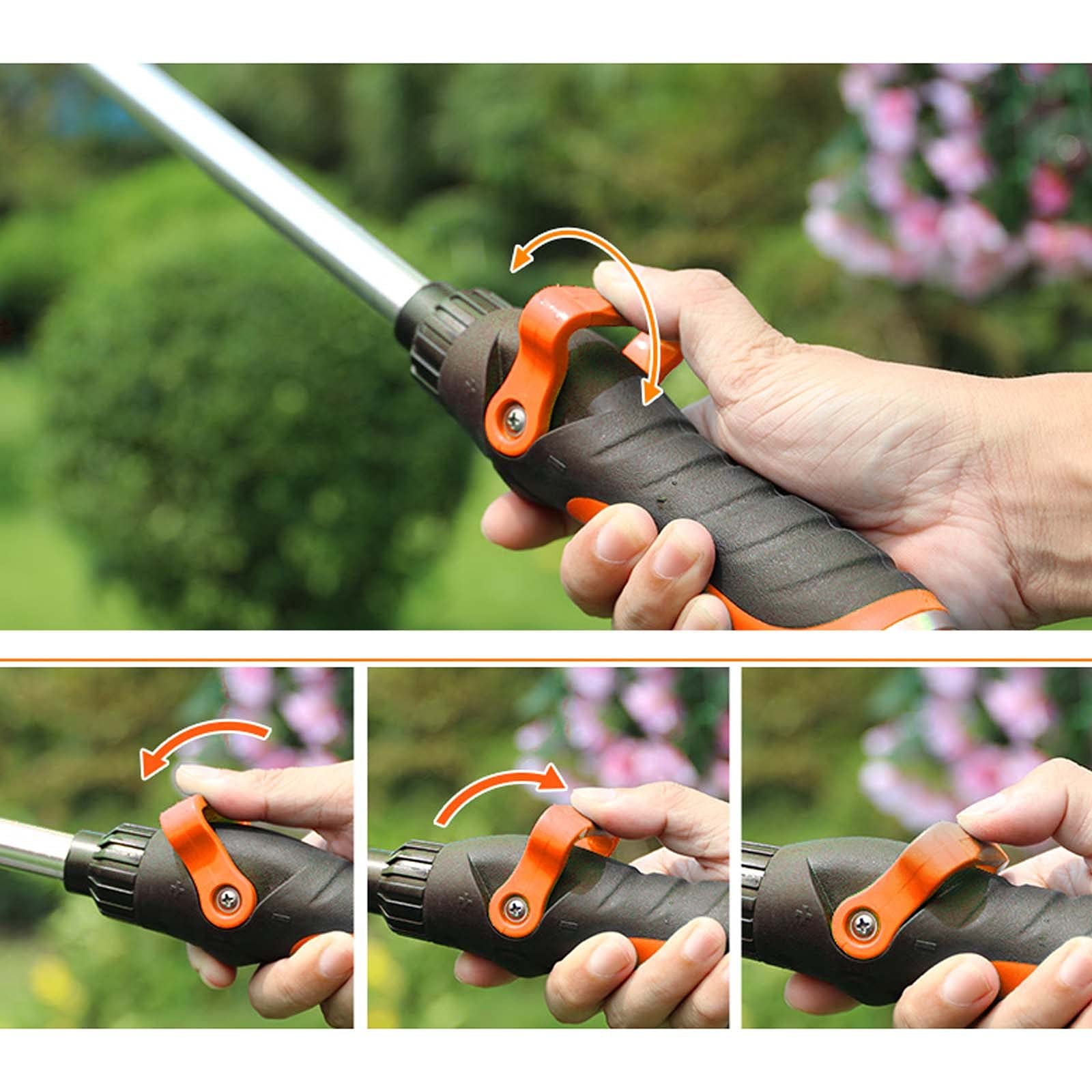 Gartenschlauch-Spritzpistole, 8 Einstellbare Muster, Hochdruck-Sprühdüse, für Garten, Rasenbewässerung, Autowäsche, Reinigung