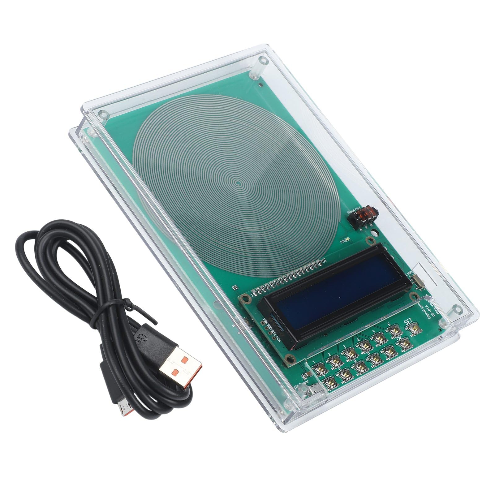 Générateur de fréquence V2 avec fréquence réglable de 0,1 Hz à 30 kHz avec résonance SchumannWave 7,83 Hz USB et options d'alimentation CC pour soulager le stress