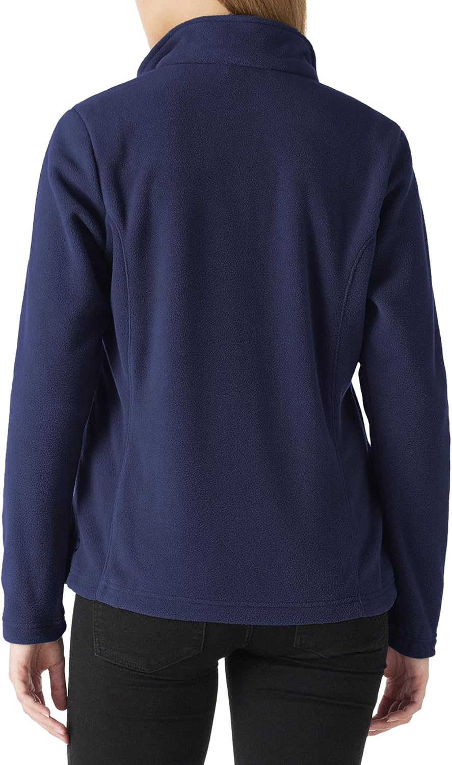 Outdoor Ventures Women's Lightweight Warm Zip Up Long-Sleeve Soft Polar Fleece Jacket for Fall Winter - Image 4