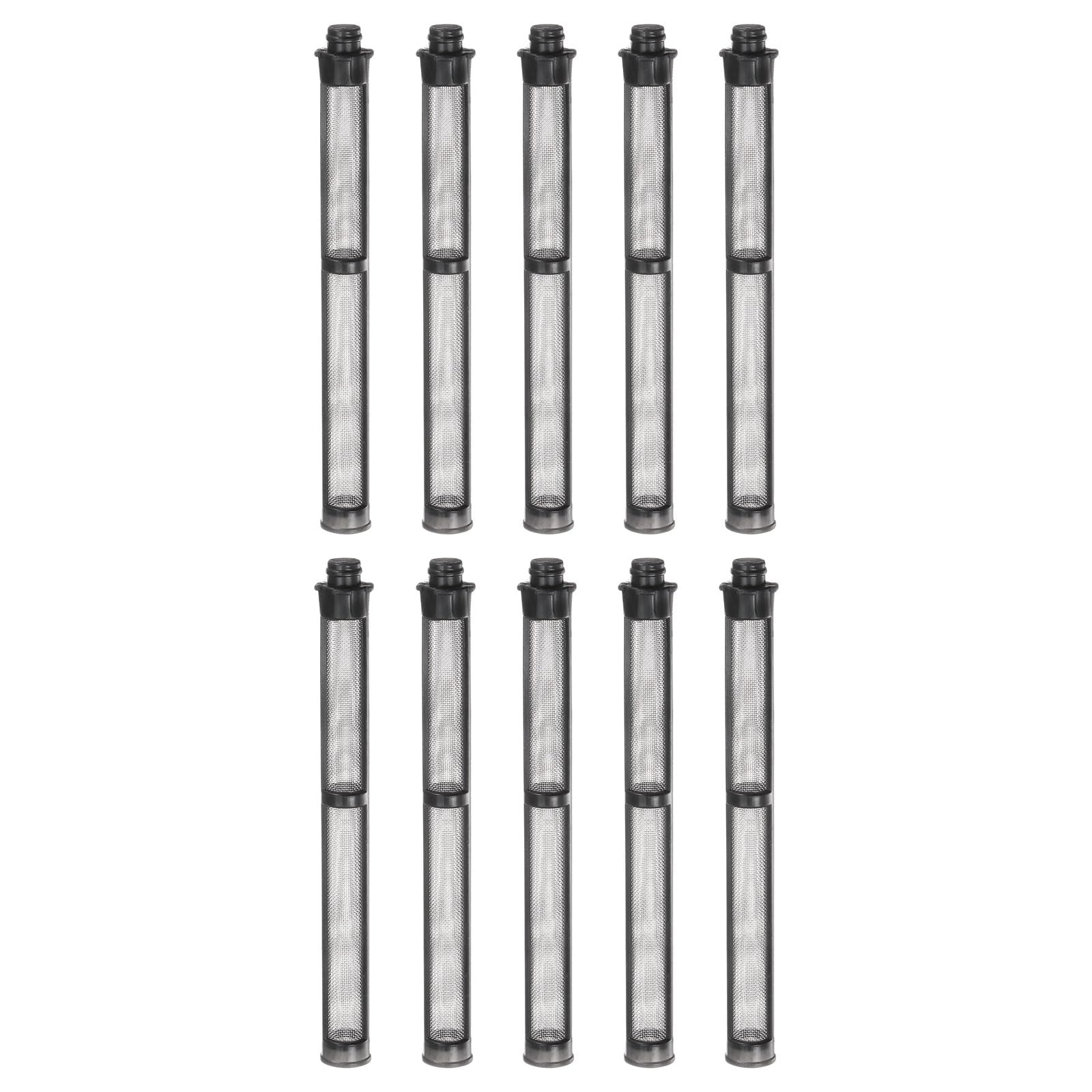 Filtre pour pistolet pulvérisateur airless 60 mailles uxcell noir 110mm de long