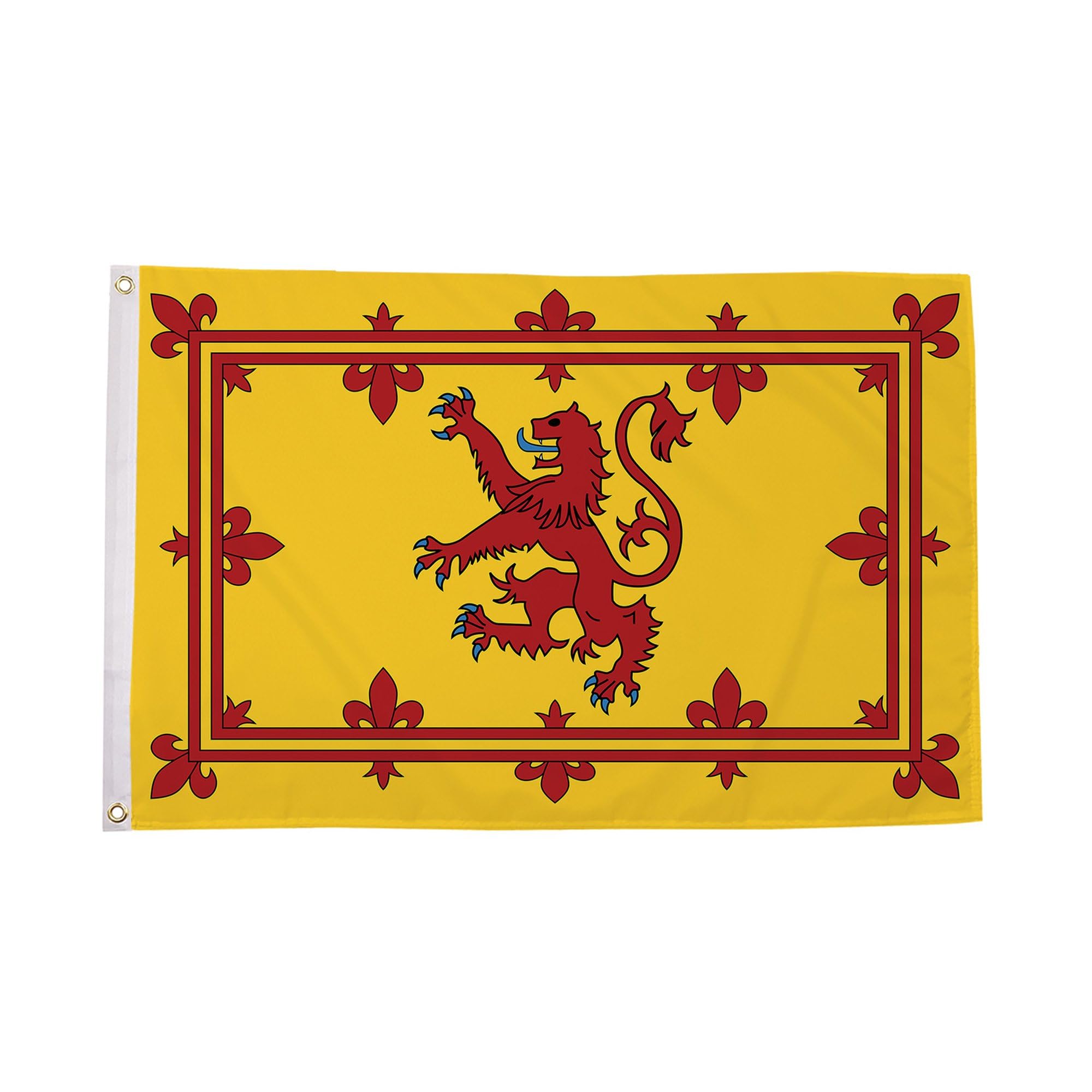 Flagmax Scotland Flag with Eyelets - 5ft x 3ft Durable Scottish Flag Featuring Scotland Lion - Ideal for Indoor and Outdoor Display and to celebrate Scottish culture — image 1