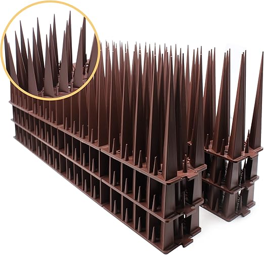 Cyitimo Bird Spikes with 10cm Long Spike for Pigeons Keep Birds Cats ...