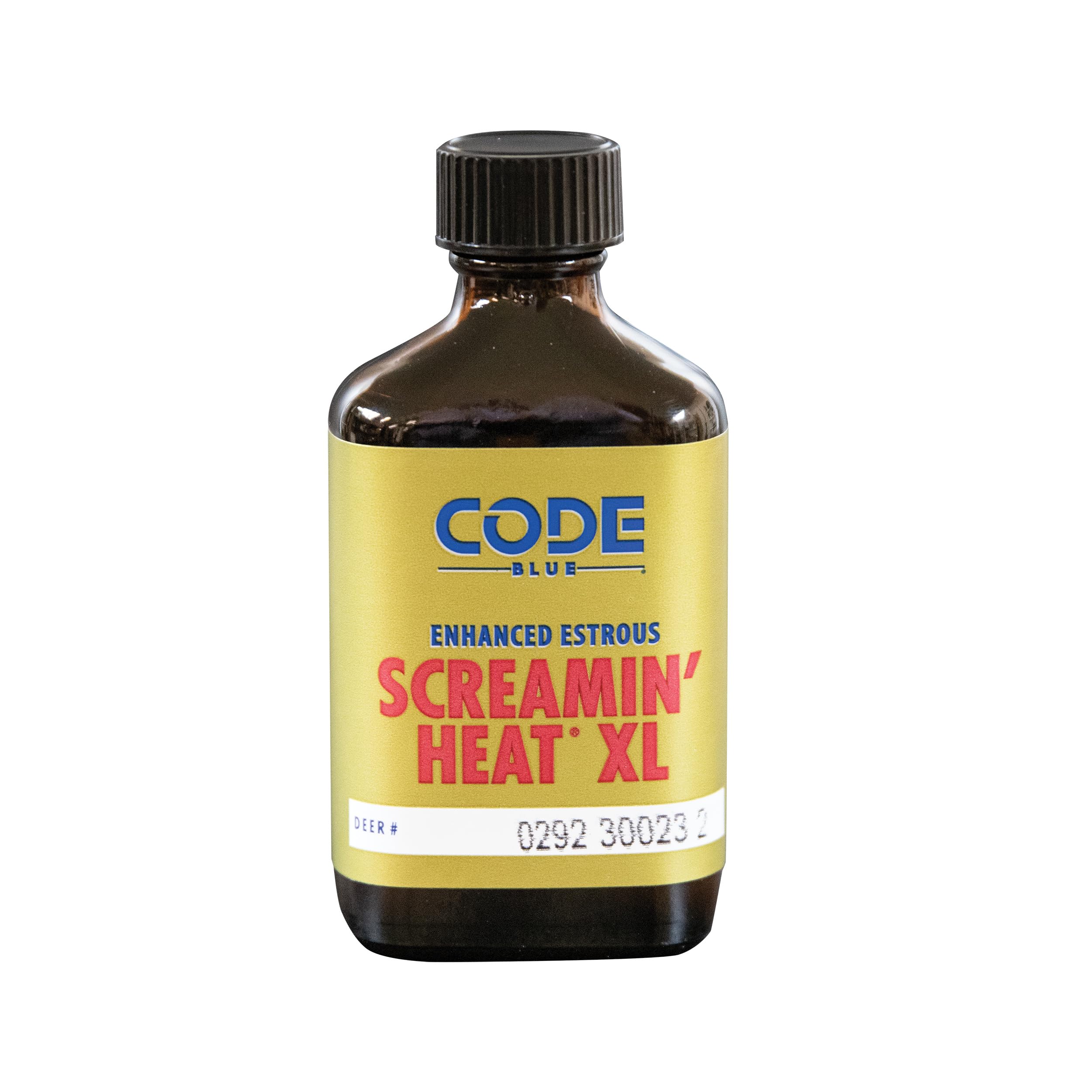 Screamin Heat Enhanced Estrous Deer Attractant, Pure Doe Urine in Amber Glass Bottle, Premium Hunting Scent to Lure Rutting Bucks, 2 fl oz