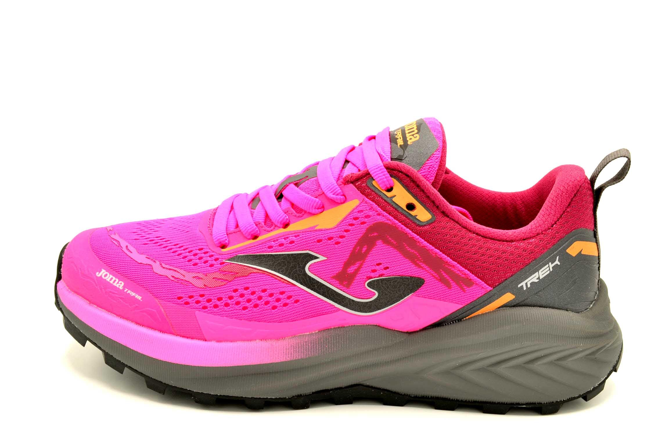 Joma Trek Lady – Zapatillas Trail Running para Mujer | Terreno técnico de montaña y Media Distancia | Drop 8 mm, Tacos 4,5 mm