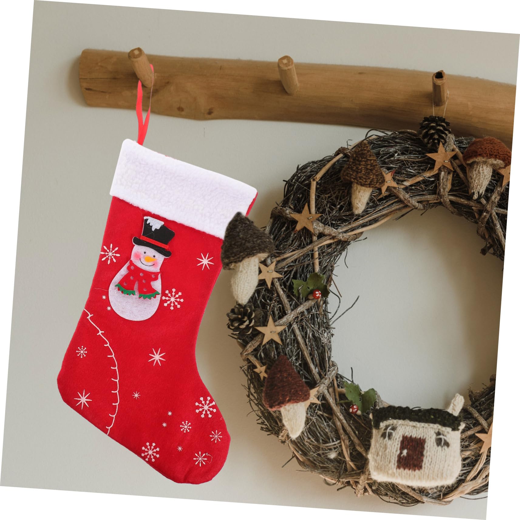 IMIKEYA 8 Stück Weihnachtsstrumpf Feiertagsstrümpfe Weihnachtsstrumpf Zum Aufhängen Weihnachtssocke Geschenktüte Strumpf Für Weihnachtsbaum Hängende Socke