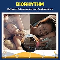 Vista 7 de Lightinginside Smart Light Bulbs 6 Pack, Smart Bulb Works with Alexa/Google Home/Smart Life, CRI>90, RGBCW Color Changing LED Light Bulbs, 2.4G WiFi