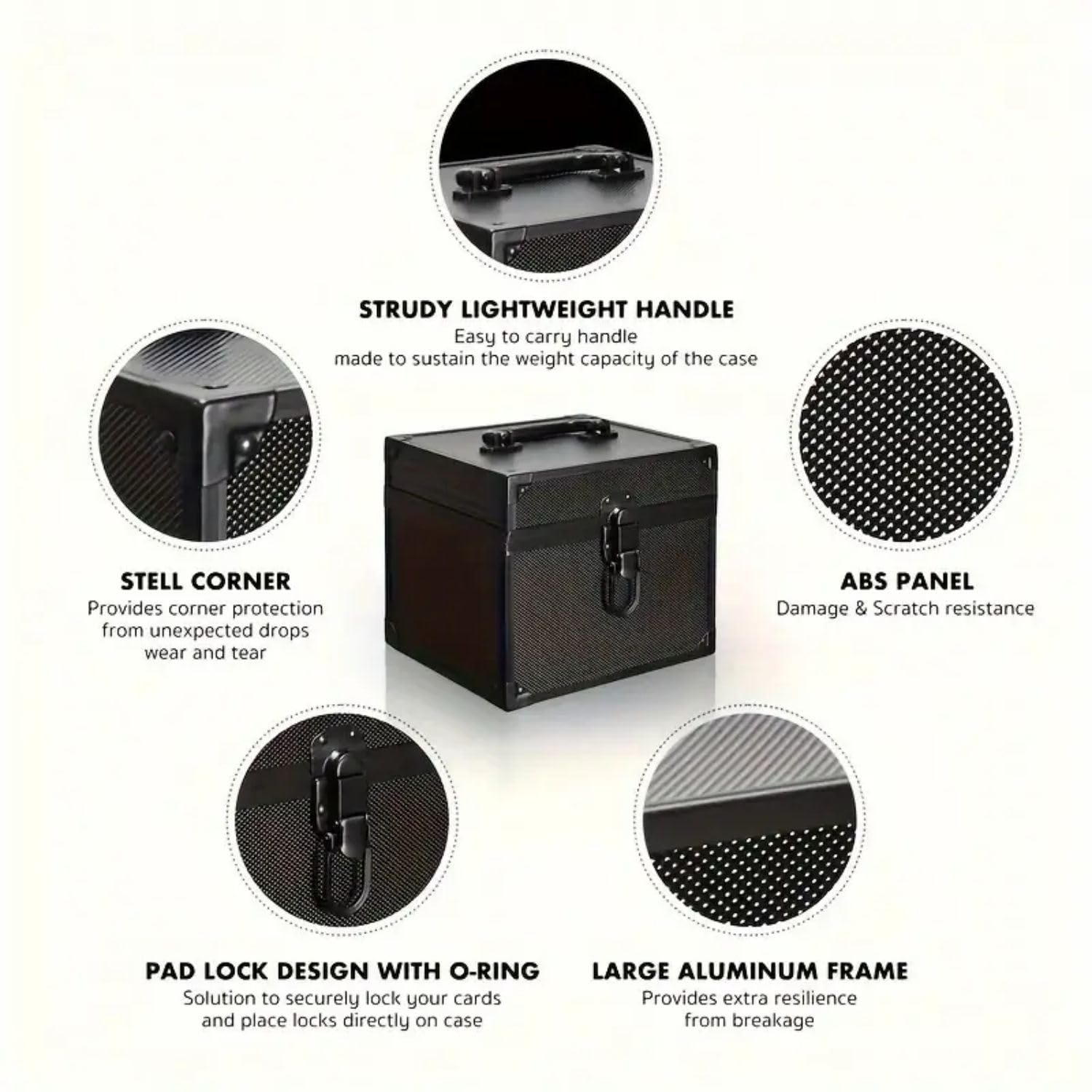 Scatola Portaoggetti Assortita per 44 X Trading Card Slabs - Top Loader Card Brick Case per Carte Sportive e Sleeved