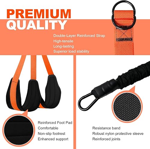 Miniatura 6 de Bandas de asistencia para dominadas para barra de dominadas, 4 bandas de dominadas resistentes con pies de telareposamuñecas para entrenamiento de