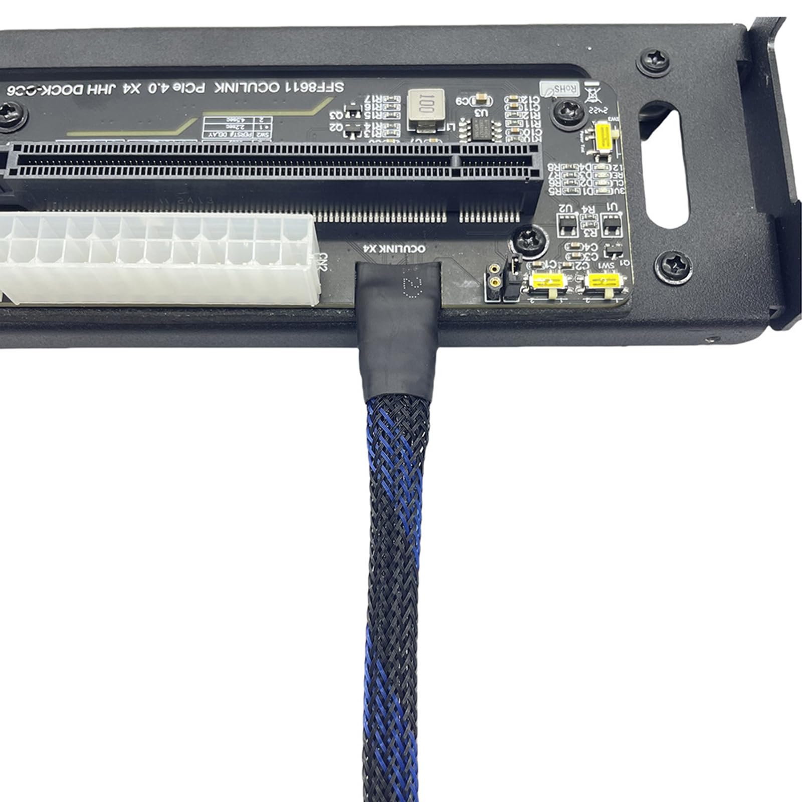 NVME Carte graphique externe GPU Dock Carte d'extension PCIE 4.0x4 Support EGPU pour ordinateur portable avec graphiques externes 64 Go
