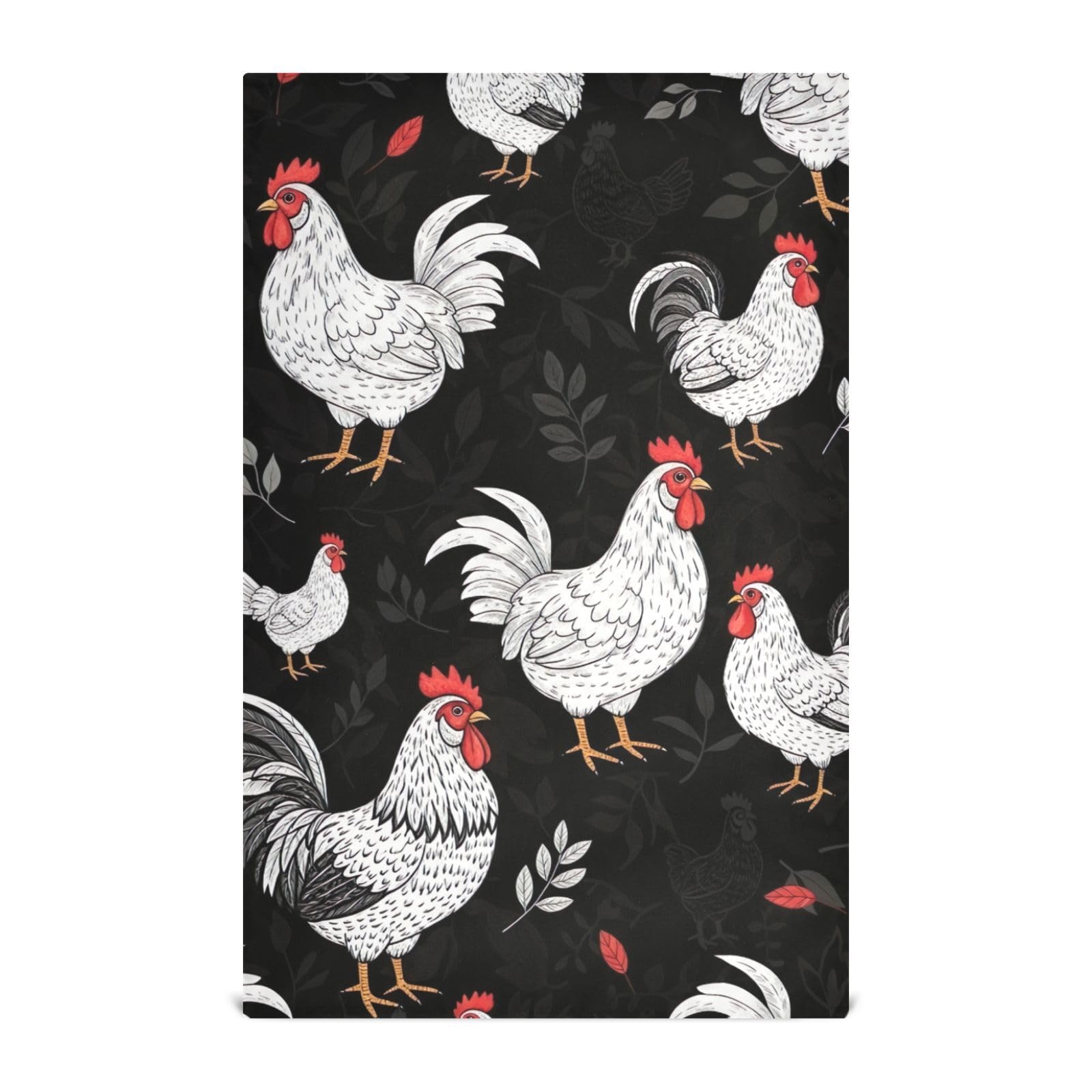 Torchons de cuisine polyester GAIREG grand format 71x45cm essuie-tout lavable