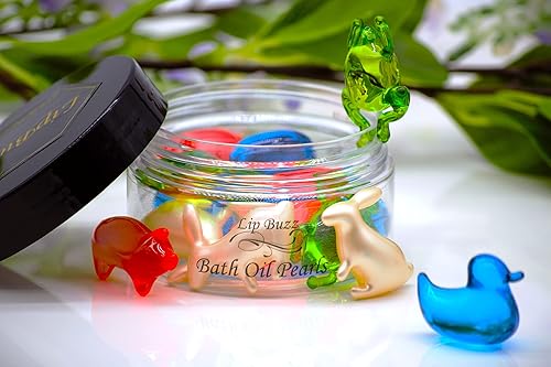 Miniatura 1 de Colección de perlas de aceite de granja animal  Perlas de aceite esencial de baño contenedor  20 perlas