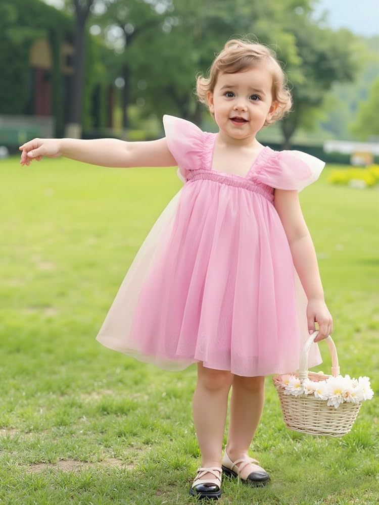 Amazon.com: AGQT Baby Girls Tutu Dress Sleeveless Toddler