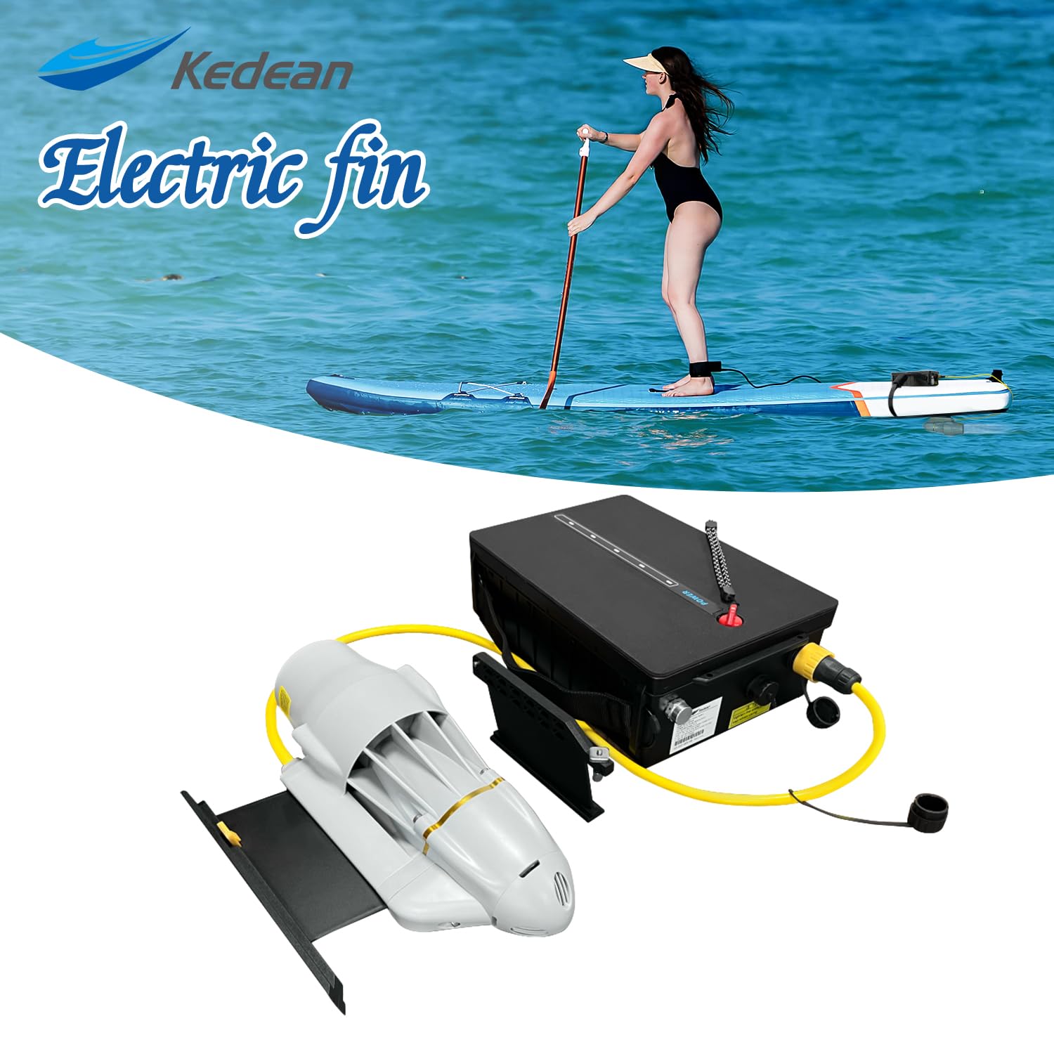 Electric Trolling Motor for Inflatable Fishing Boat, Kayak, SUP, Paddle Board, 18 Lbs Underwater Thruster Propeller (360W+58AH Battery) : Sports & Outdoors