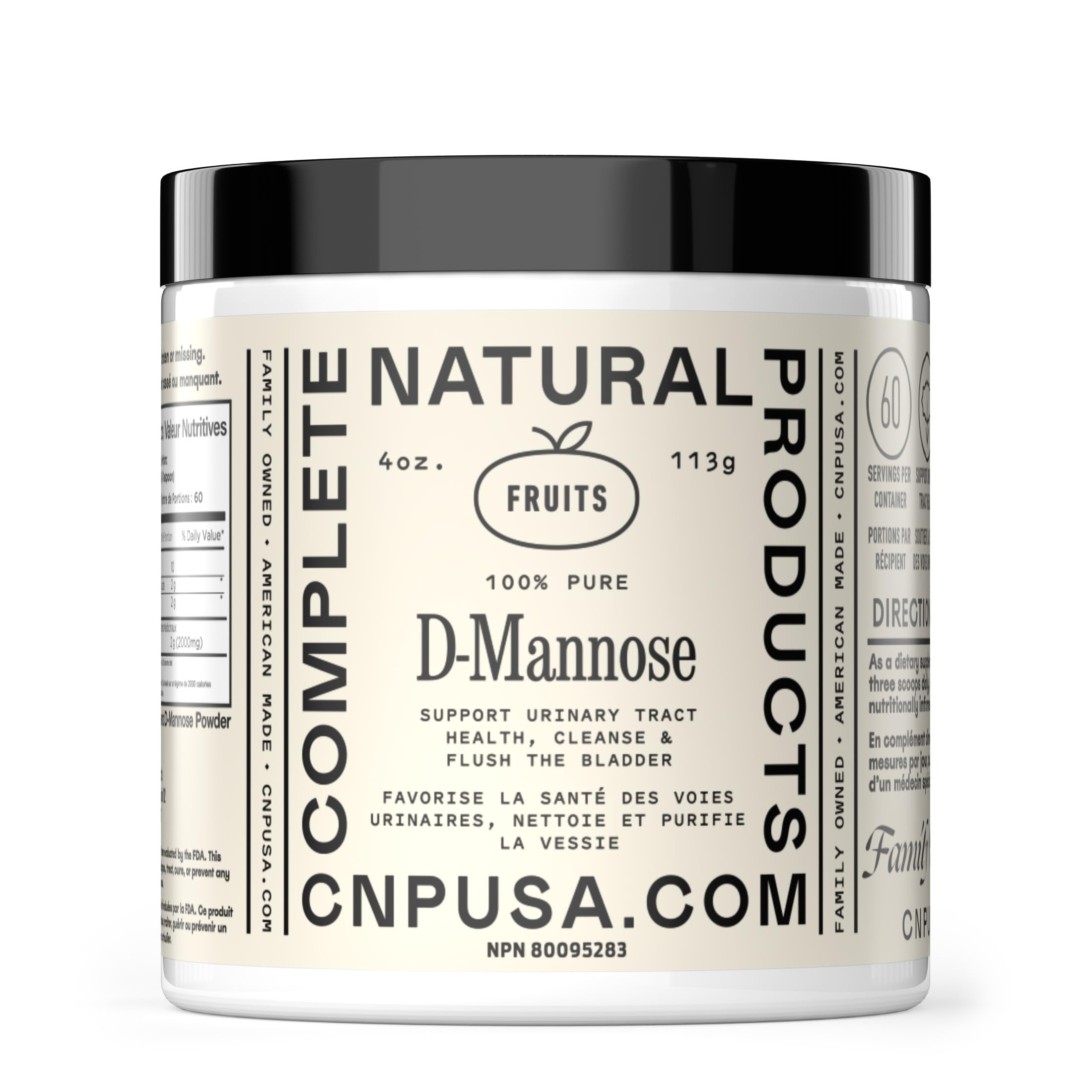 CNP | D Mannose Powder 4oz - UTI Support, Bladder Urinary Tract Formula