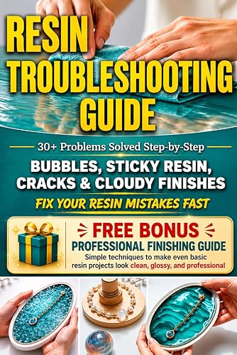 Resin Troubleshooting Guide: Fix Bubbles, Sticky Resin, Cracks & Cloudy Finishes – 30+ Problems Solved Step-by-Step