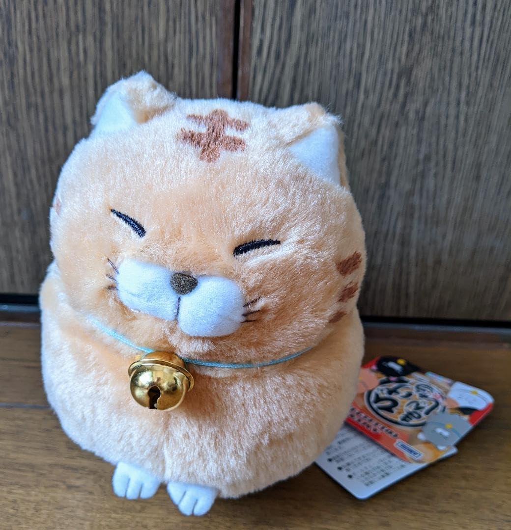 Amazon.co.jp: アミューズ ひげまんじゅう とらきち ぬいぐるみ 高さ約