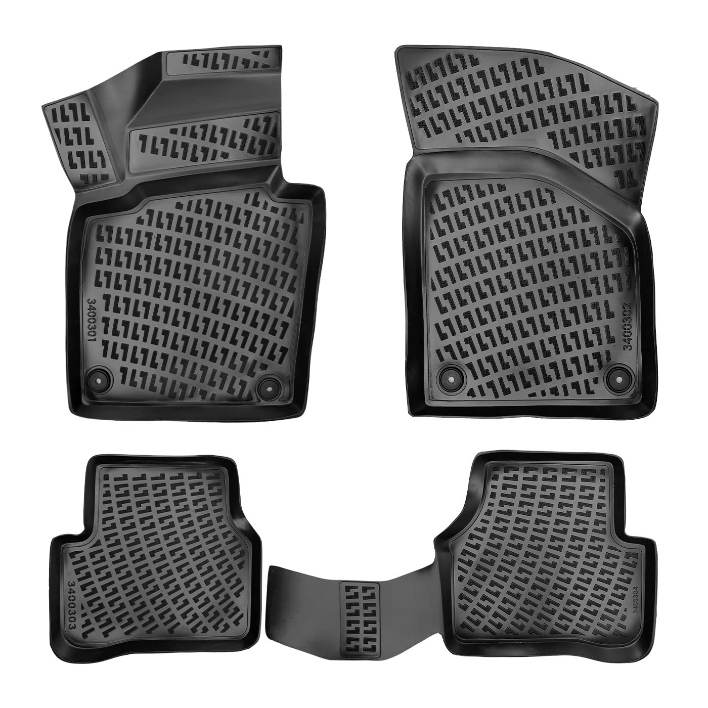Rizline Volkswagen Passat CC 2012 Sonrası Uyumlu 3D Havuzlu Paspas