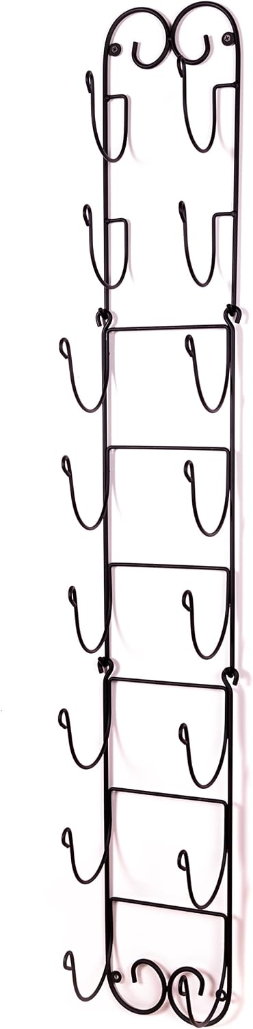 it's useful. Wall Mounted Towel and Wine Bottle Rack Holder, Holds 5 or 8 Bottles