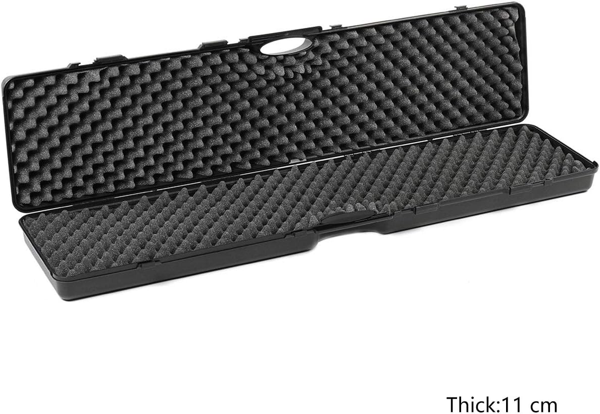 Merdia Gun Case Precision Hard Locking Rifle Cases Ultra Protective Case Intensive Convoluted Foam Shot Gun Case | AR Accessories | Rifle Bag | Hard Gun Cases for Rifles | Shotgun Case
