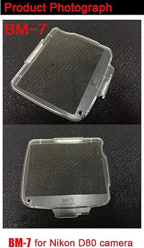 Miniatura 5 de D7000 - Funda protectora de pantalla LCD para cámara Nikon D7000 SLR, protector de pantalla ABS transparente, repuesto BM-11 (paquete de 2)