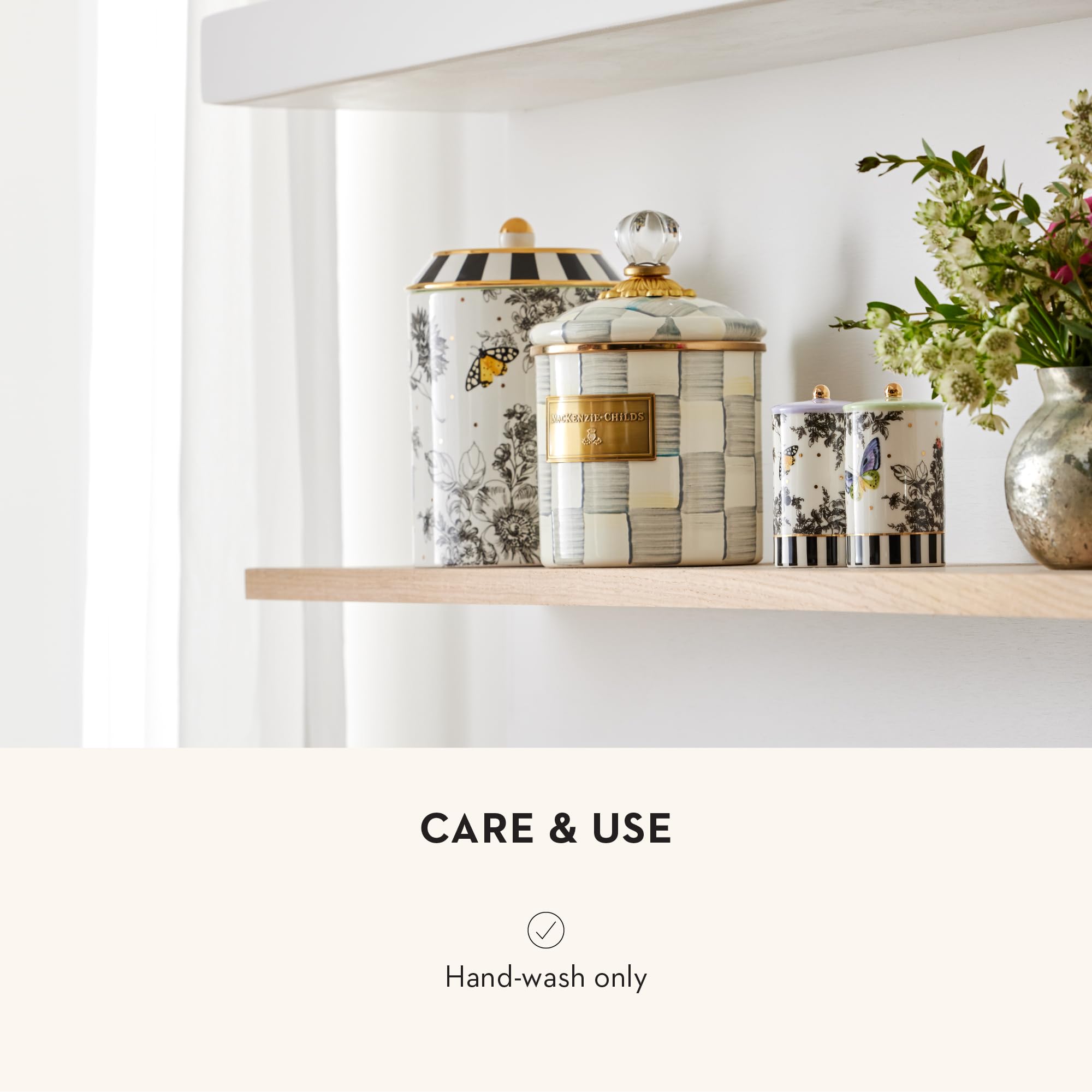 Amazon.com: MACKENZIE-CHILDS Farmhouse Salt and Pepper Shaker Set