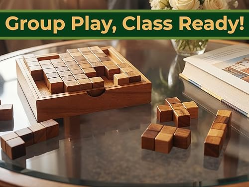 Miniatura 5 de BSIRI Pentominoes Board Lógica Puzzle Juguetes de escritorio Juegos Cerebro Cubo Magia Educativo Teaser Desafiante Regalo Inteligencia Mente Niños