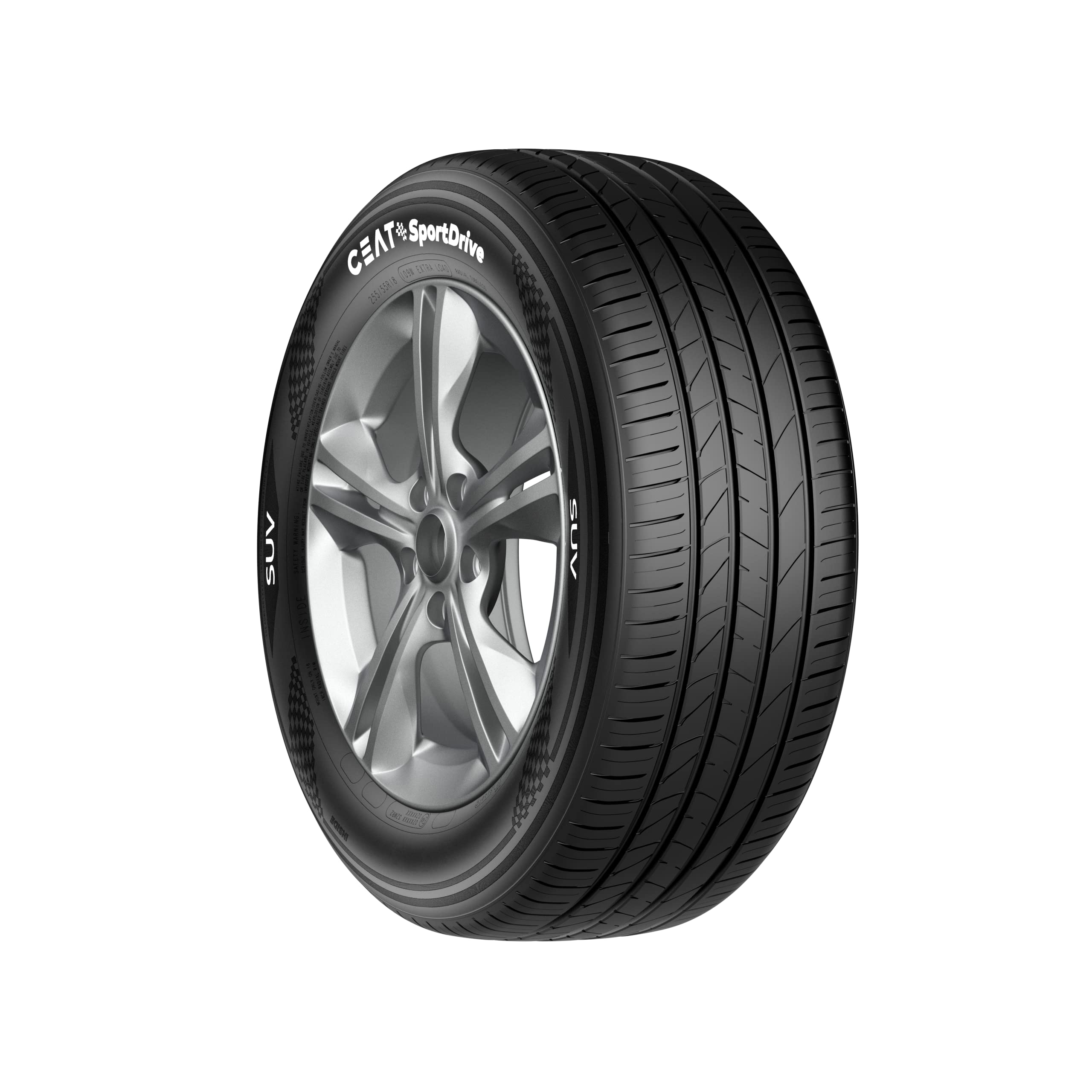 Ceat 235/55R19 Sportdrive SUV TL 105W SUV Tyre : Amazon.in: Car