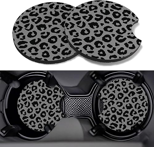 Miniatura 27 de Posavasos para automóvil, paquete de 2 posavasos para automóvil, 2.75 pulgadas, antideslizantes y absorbentes, para portavasos de automóvil,