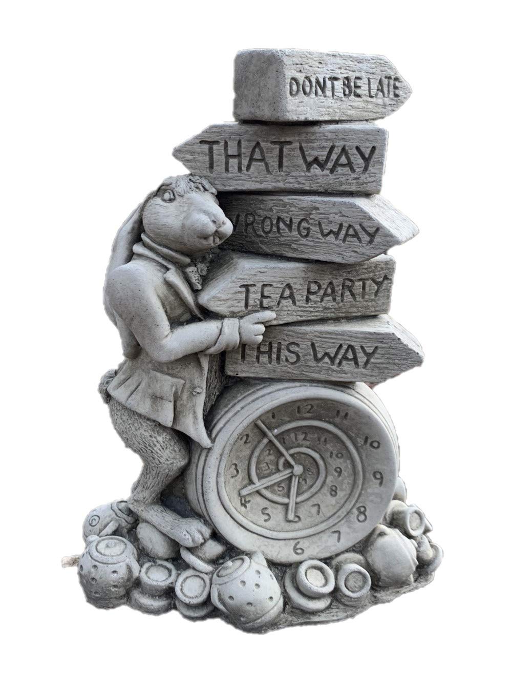 Emnt Grey The March Hare Stone Tabletop Sculpture