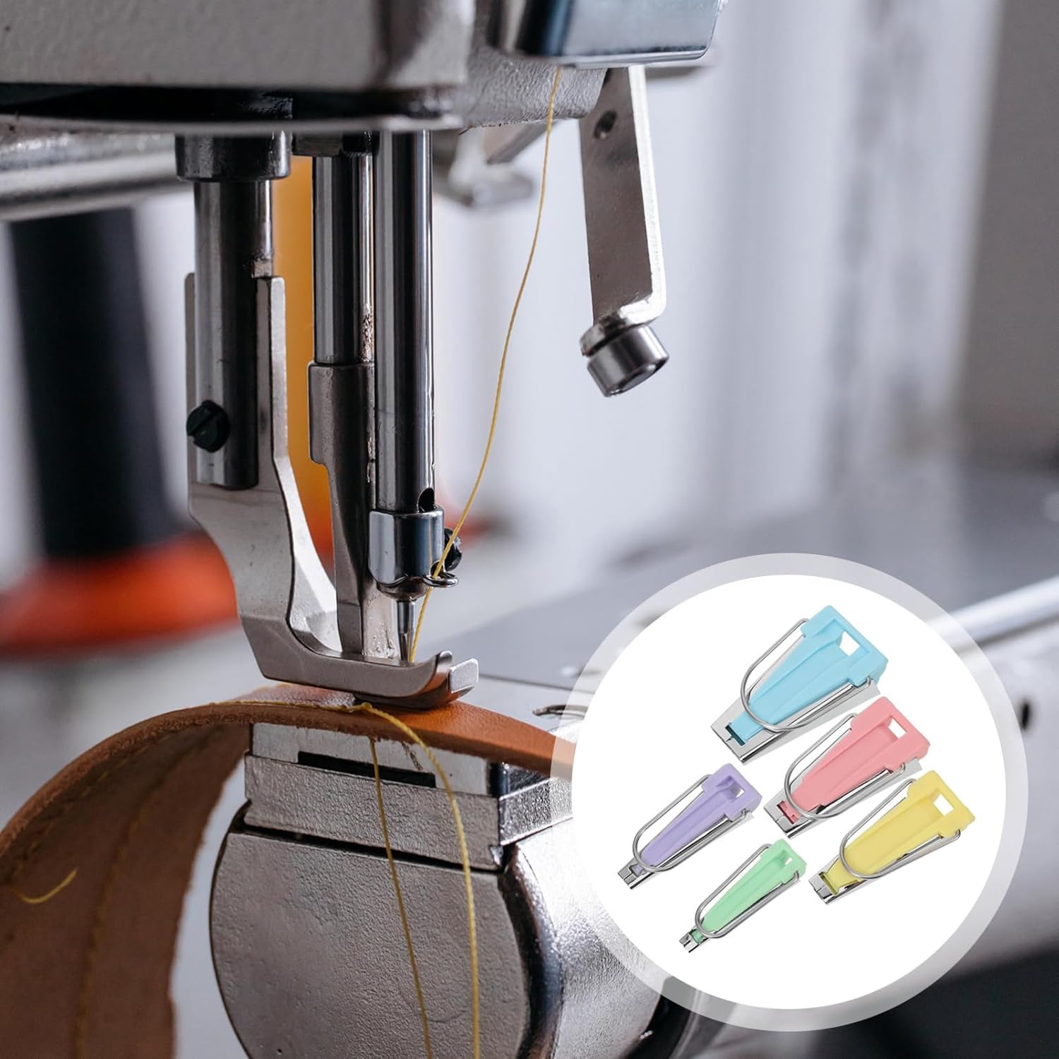 TEHAUX 20pcs Bias Tape Maker Tool Set Multi-Function Sewing and Quilting Bias Binding Maker for Crafts Dressmaking Embroidery and Party Decorations