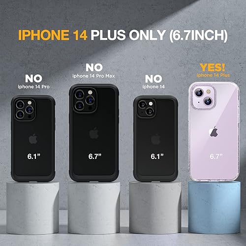 Miniatura 581 de Miracase Glass Series - Funda para iPhone 11 de 6.1 pulgadas, funda resistente de cuerpo completo mejorado con protector de pantalla de vidrio Negro