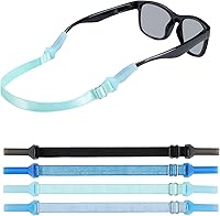 Vista 9 de lvvfit Correas para Gafas para Niños (6.5 a 10 pulgadas) - Correa Ajustable para Gafas Deportivas Gafas de Sol Anteojos Correas Sujetadoras