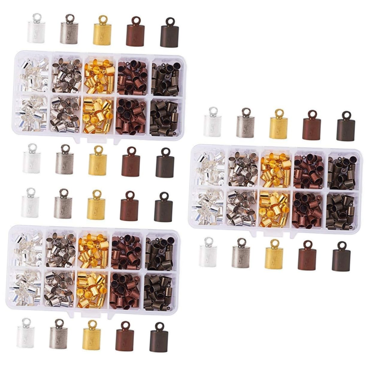 NUOBESTY 900 Piezas dijes para pulseras pequeñas salidas de aire en el suelo diver cuero sintetico accesorios de joyería redondos piezas de joyería hechas a mano ronda hebilla de cuerda