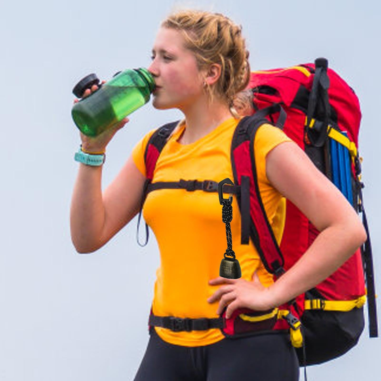 Campanello Da Escursionismo Bear Bell - Compatto E Portatile Per Trekking E Campeggio - Foto 10