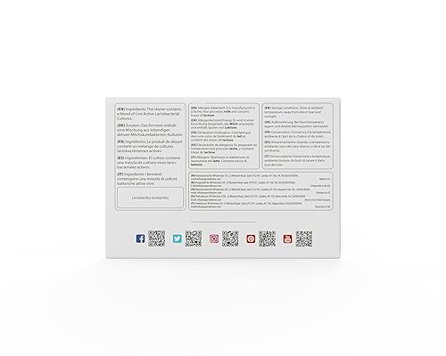 Miniatura 7 de Yogurt Starter Cultures - Paquete de 3 sobres de cultivo liofilizados para yogur Acidophilus puro (3)