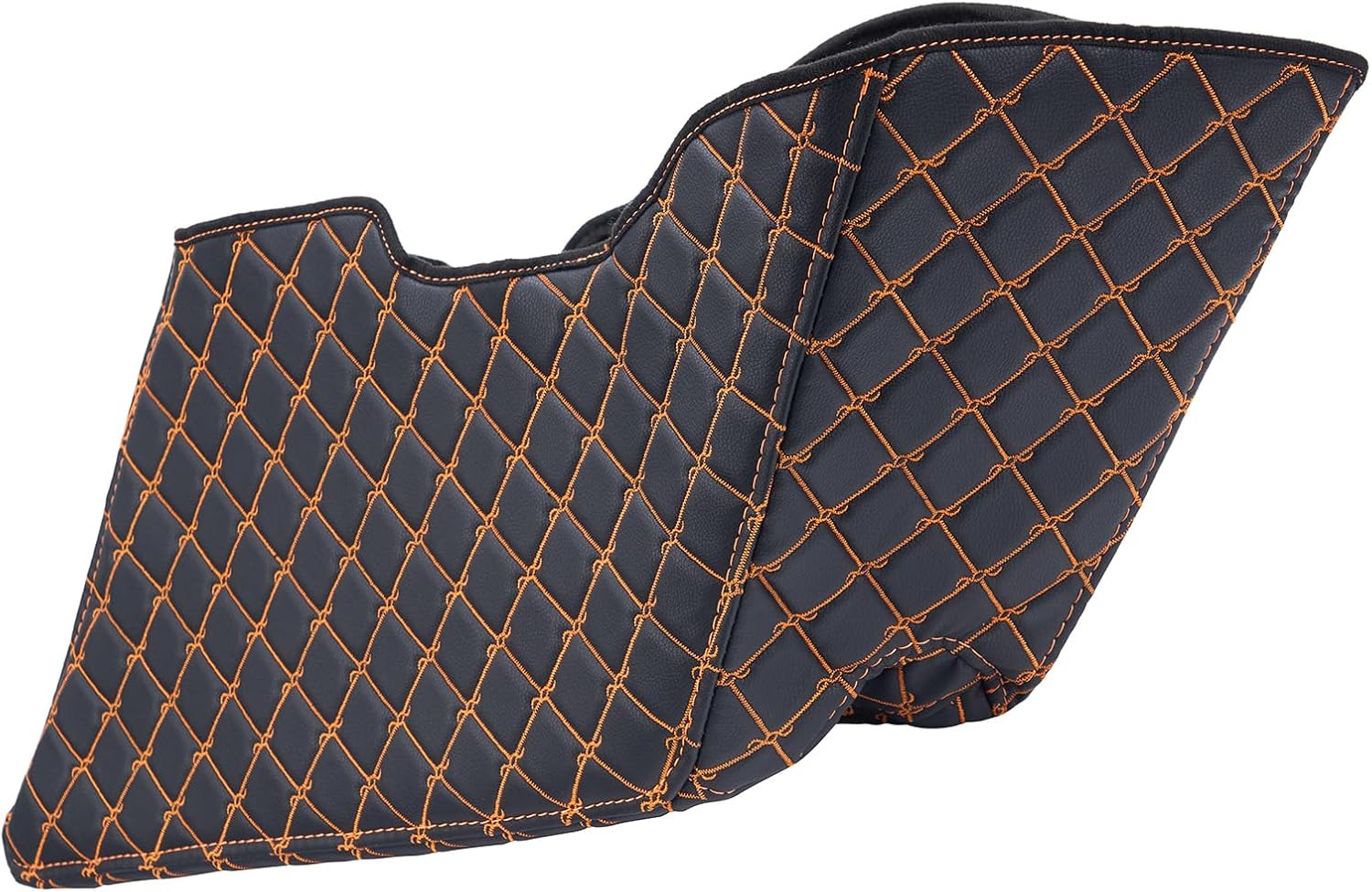 CVO Saddlebag Liners Fits for Harley 2014-2023 H-D Touring Hard Tapered Saddlebags Orange Thread Stitching