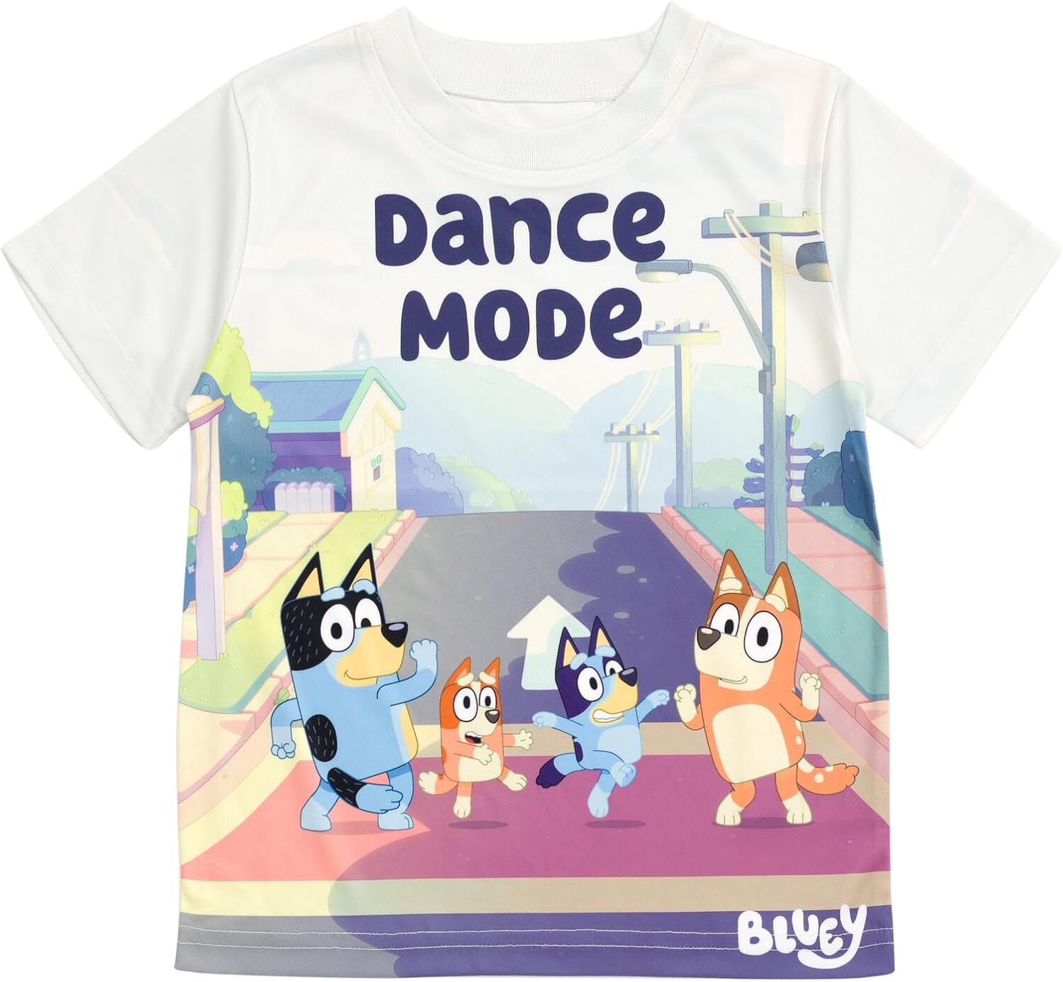 Bluey Chilli Mom Bandit Dad Bingo Coco Honey Winton T-Shirt and Shorts Outfit Set Toddler to Big Kid - Image 5