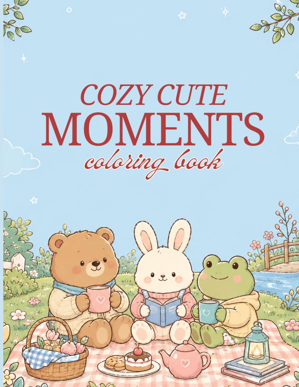 Cozy Cute Moments: A Cute and Relaxing Coloring Book Featuring Cozy Animal Friends