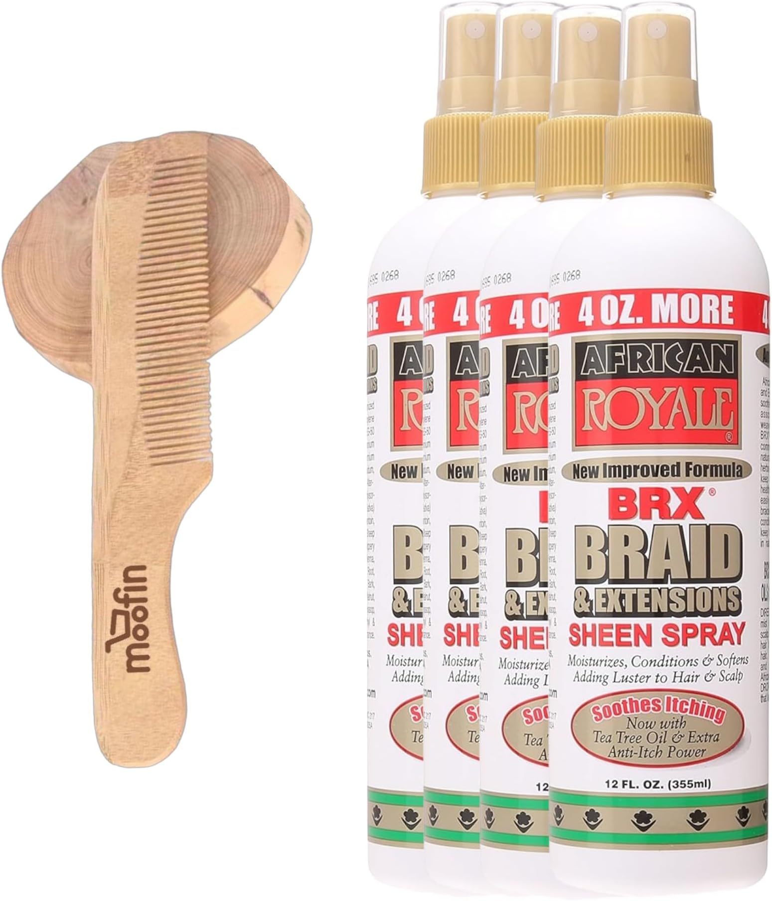 moofin African Royale Braid Spray, 12 oz Ultimate