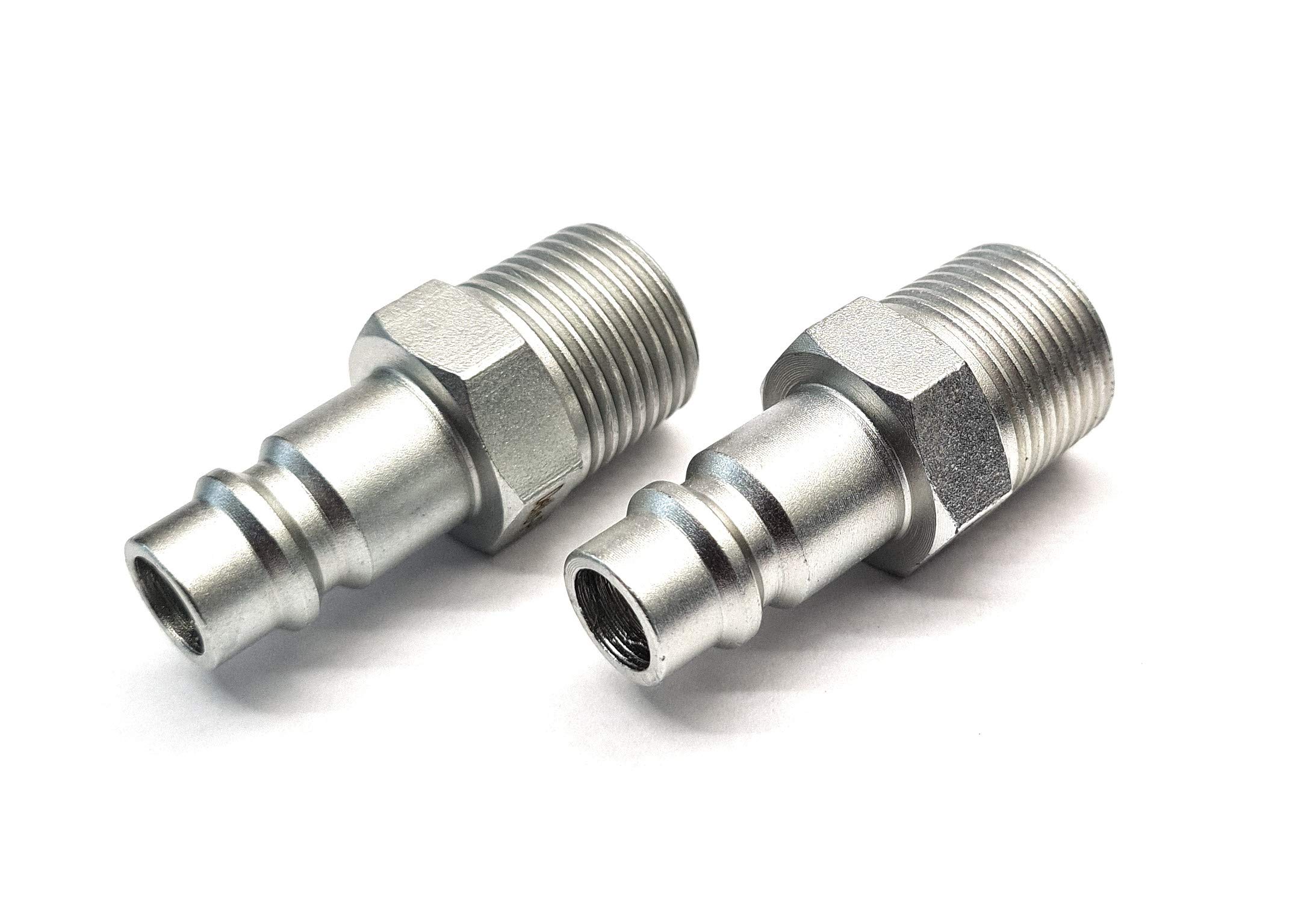 Delta-P Men's Silver 2 X Euro Standard Coupling - Quick Release Connector With 3/8" Bspt Thread - Cejn 320 Interchange