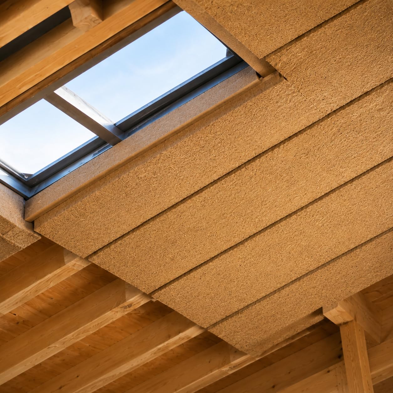 FUTURAZeta - Pannelli In Fibra Di Legno Naturali Isolamento termico ed acustico per interni ed esterni, 120x60 cm, Densità 150 Kg/m³, per Tetti Facciate Pareti Solai (Spess. 4 cm, 10)
