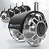 Mastery Mart Office Chair Caster Wheels for Hardwood Floors, Heavy Duty and Quiet Smooth Rollerblade Wheels for Office Chair, Universal Size (11x22mm), Suitable for Most Chairs