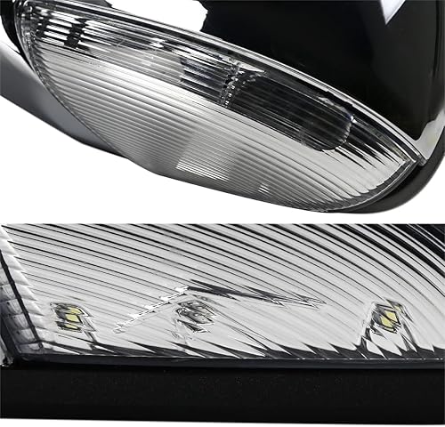 Miniatura 8 de Spec-D Tuning Sensor de temperamento con calefacción, espejo izquierdo cromado para el lado del conductor compatible con Dodge Ram 1500 2013-2019